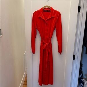 Code x Mode Elegant Red/orange Women's Dress
